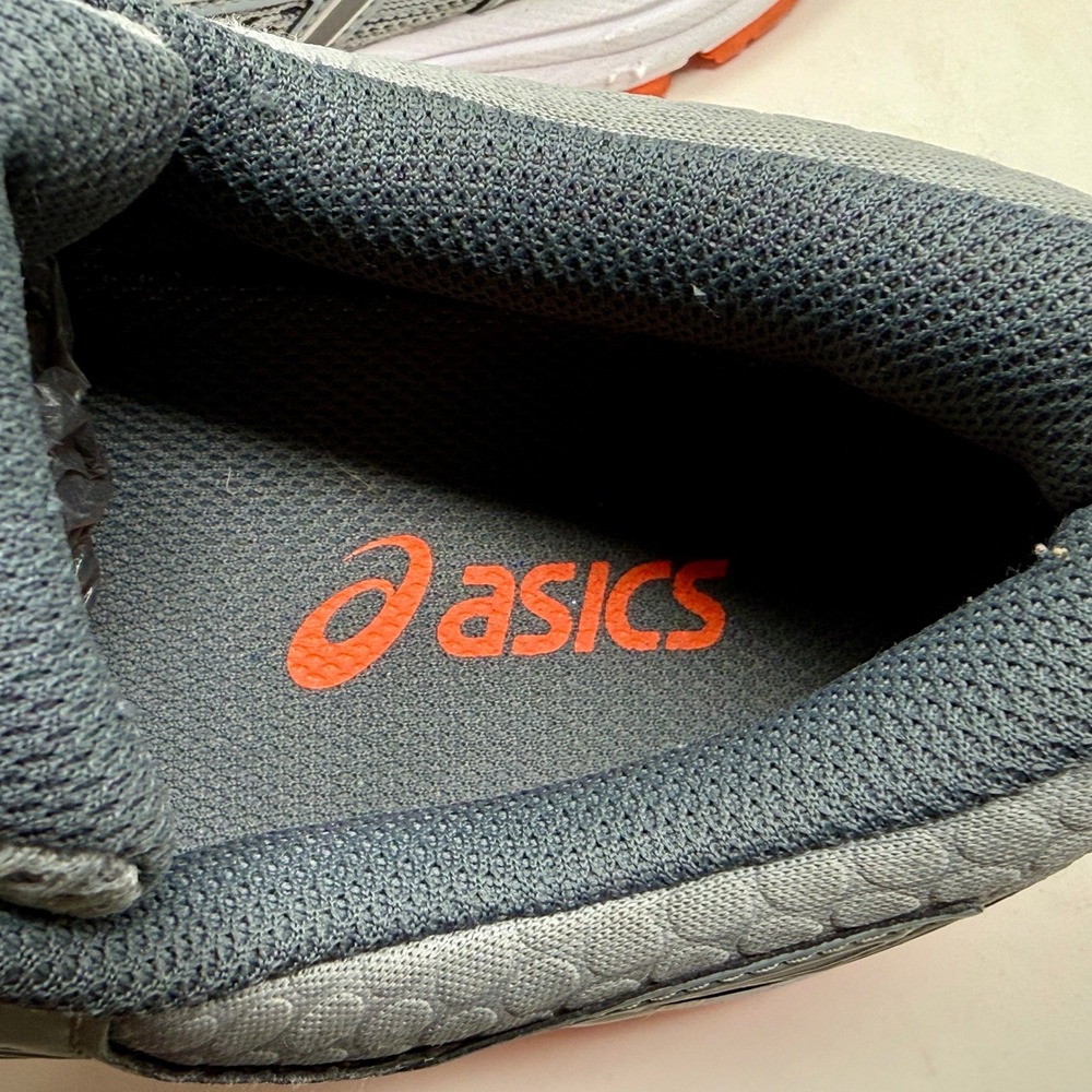 Asics GT-1000 6 Women's Size 8.5 Running Shoes Grey Orange Stability T7A9N - Picture 13 of 16
